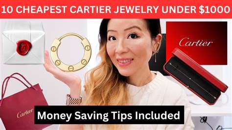 cartier cheapest item|cheapest place to buy cartier.